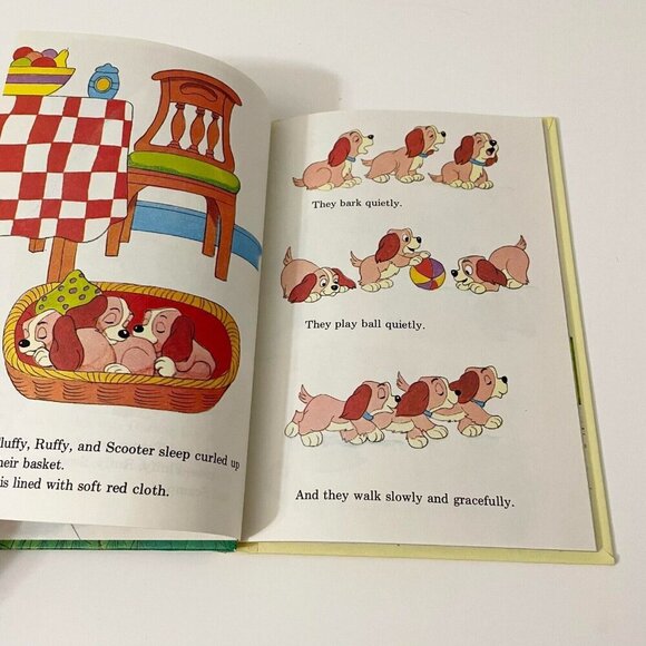 Vtg 1980 Walt Disney Scamp to the Rescue Hardcover Book - Picture 12 of 16
